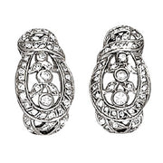 J-Hoops Diamond Earring