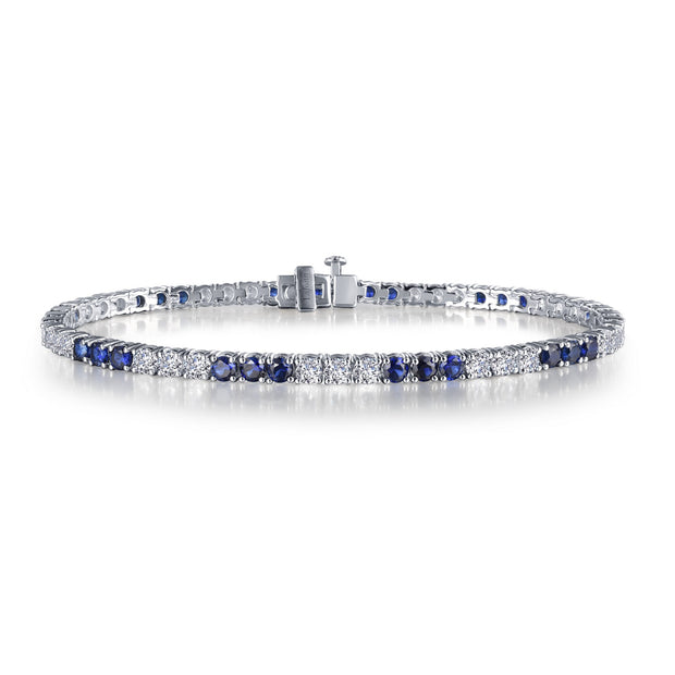 6.0 CTW Alternating Tennis Bracelet