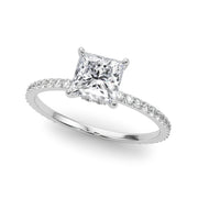 Halo Diamond Engagement Ring