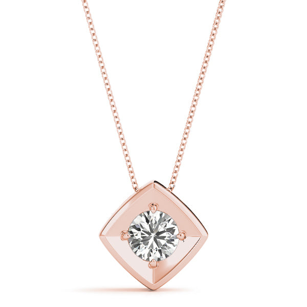 Solitaire Diamond Pendant