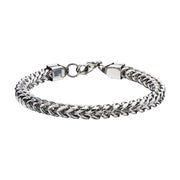 Steel Rounded Franco Chain Bracelet