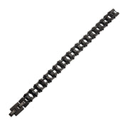 Black IP Bike Chain Bracelet