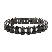 Black IP Bike Chain Bracelet