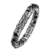 Antiqued Steel Oxidized Gothic Bracelet