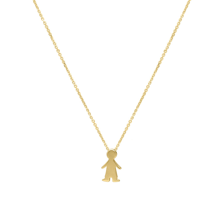 14K Boy Necklace