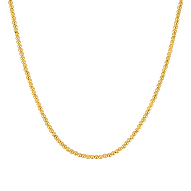 14K Gold 3mm Bead Chain