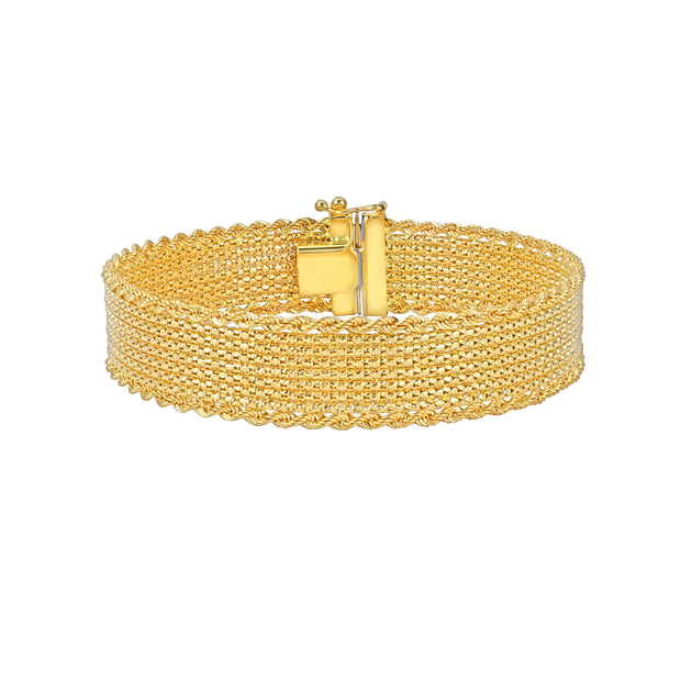 14K Gold Cleopatra Bracelet