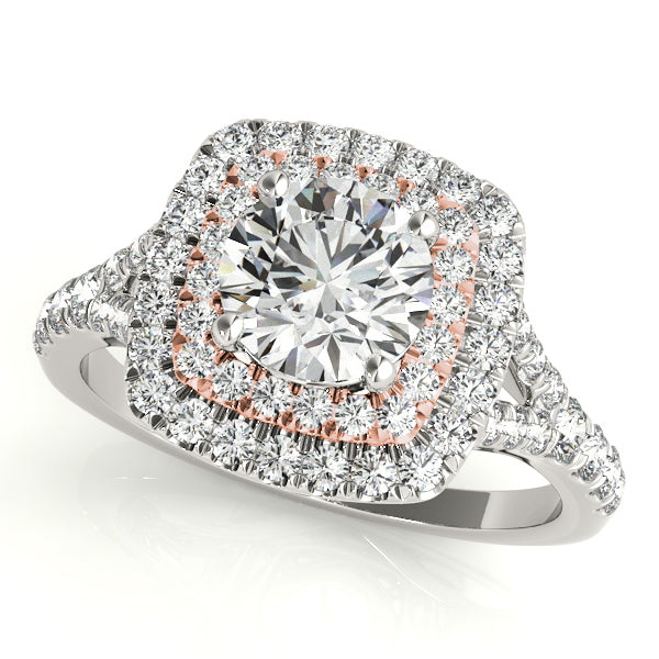 Halo Diamond Engagement Ring