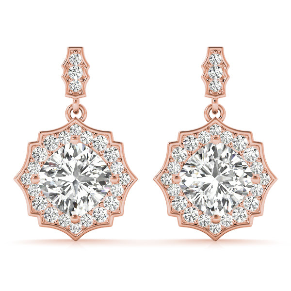 Halo Diamond Earring