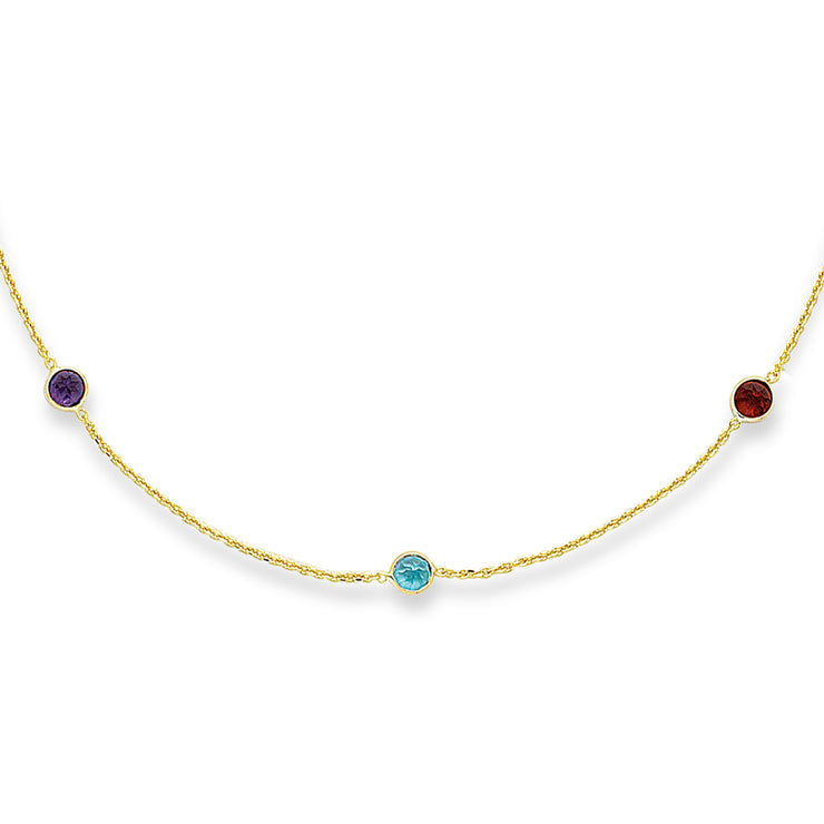 14K Gold Semi-Precious Necklace