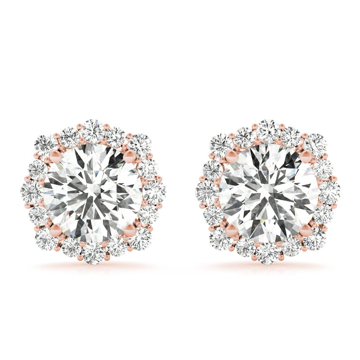 Halo Diamond Earring