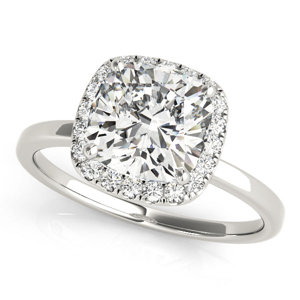 Halo Diamond Engagement Ring