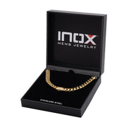 10mm 18Kt Gold IP Miami Cuban Chain Necklace with CNC Precision Set Lab-grown Diamonds Double Tab Box Clasp