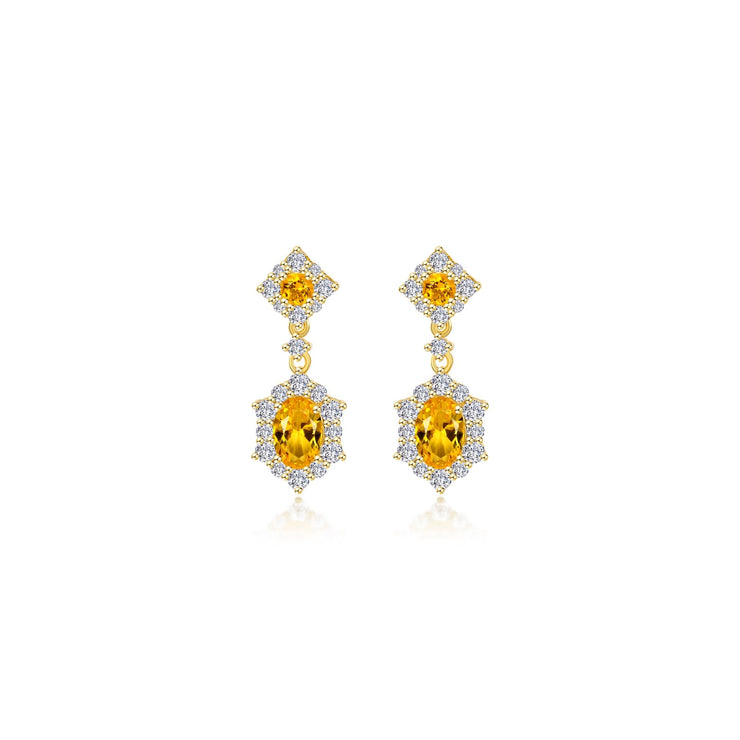 2.7 CTW Oval Halo STUDS Earrings