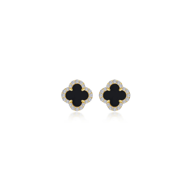 0.4 CTW Halo Stud Earrings