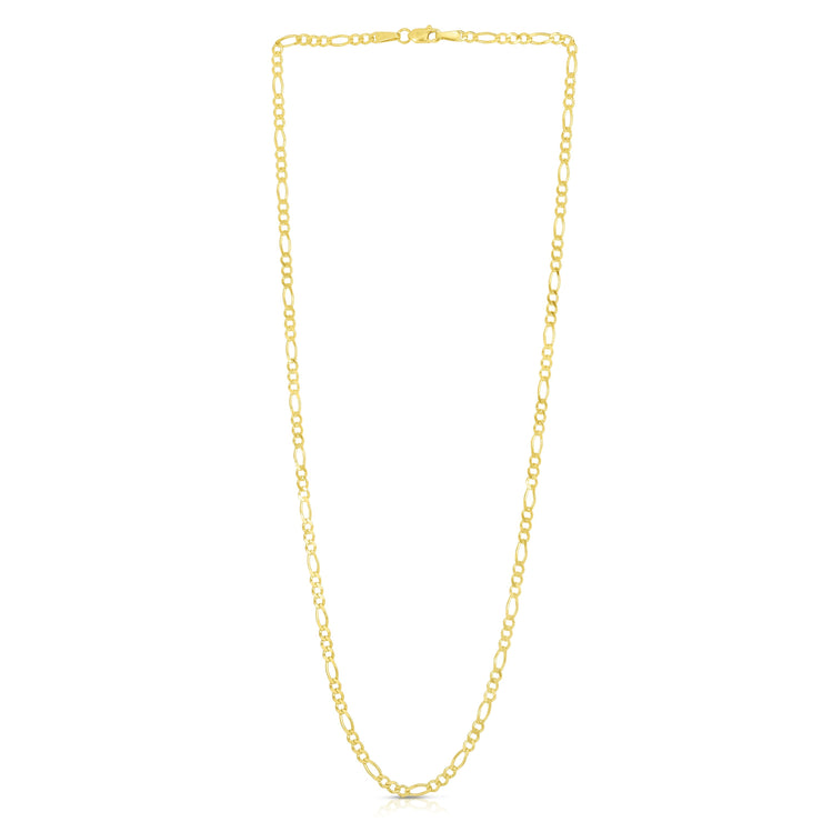 14K Gold 2.8mm Figaro Chain