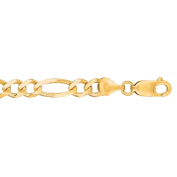 14K Gold 6mm Figaro Chain