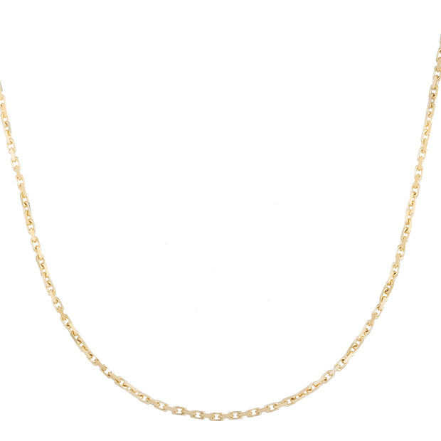 14K Gold 1.9mm French Cable Chain