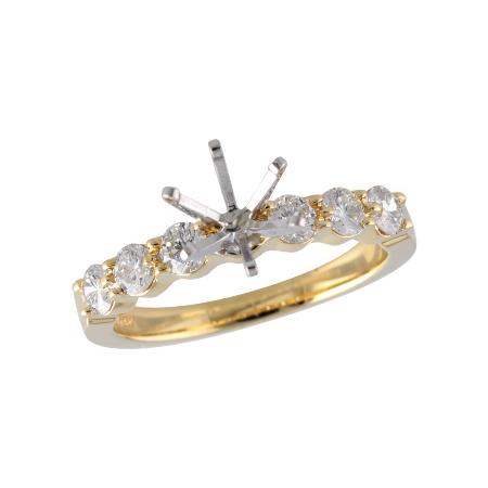 14KT Gold Semi-Mount Engagement Ring