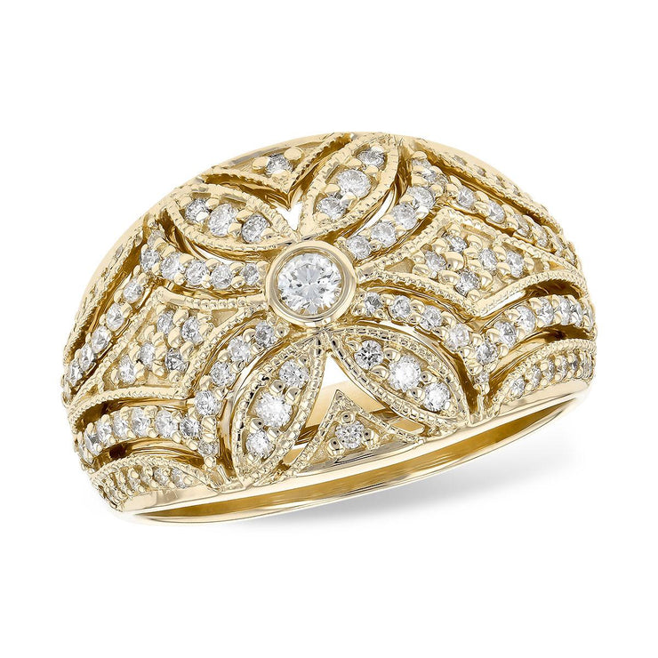 14KT Gold Ladies Diamond Ring