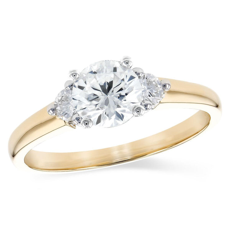 14KT Gold Semi-Mount Engagement Ring