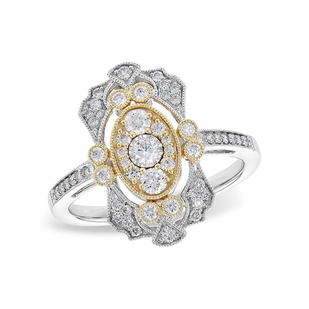 14KT Gold Ladies Diamond Ring