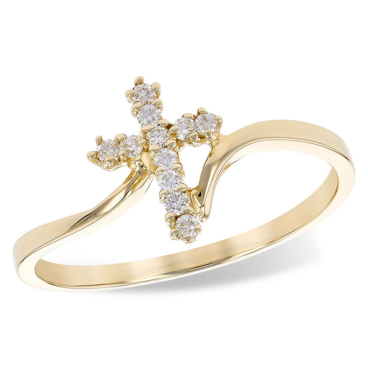 14KT Gold Ladies Diamond Ring