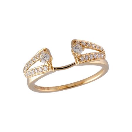 14KT Gold Ladies Wrap/Guard