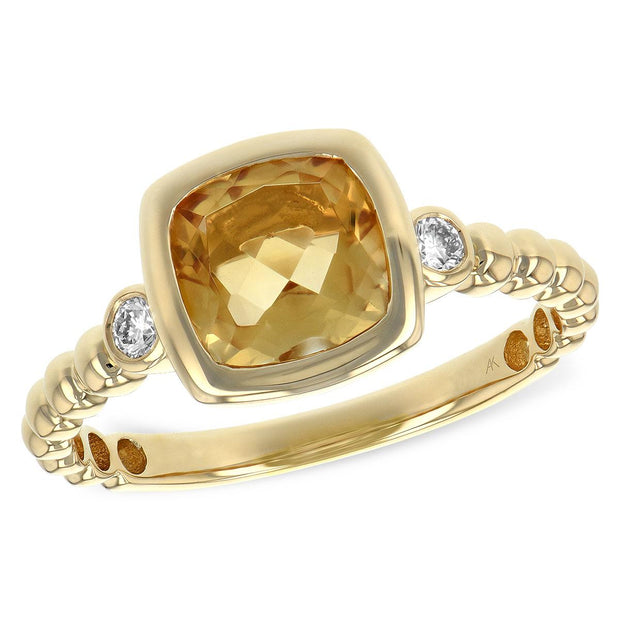 14KT Gold Ladies Diamond Ring