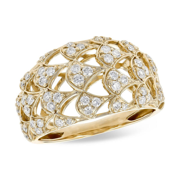 14KT Gold Ladies Diamond Ring