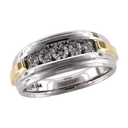 14KT Gold Mens Wedding Ring