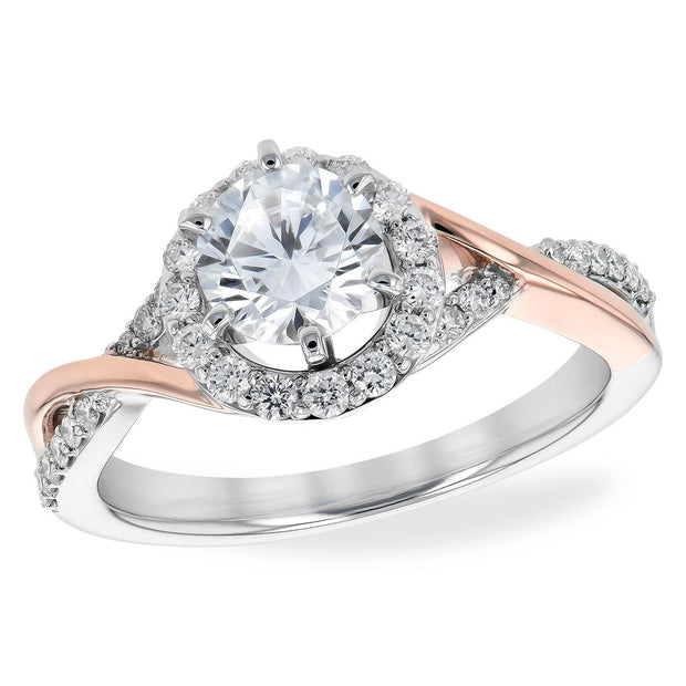 14KT Gold Semi-Mount Engagement Ring