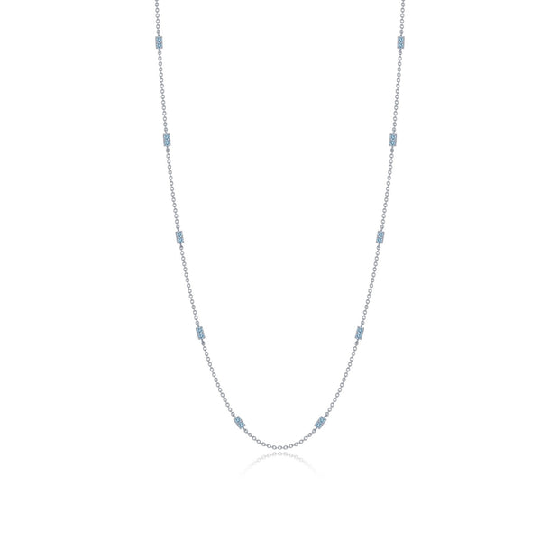 0.6 CTW Adjustable Station Necklace