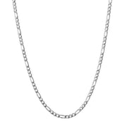 Stainless Steel 4mm Figaro Polished Chain