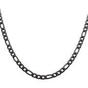 6mm Super Black Figaro Chain