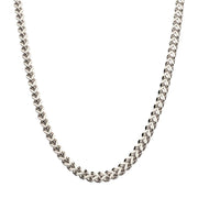 4mm Steel Franco Chain Necklace