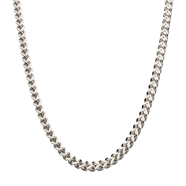 4mm Steel Franco Chain Necklace