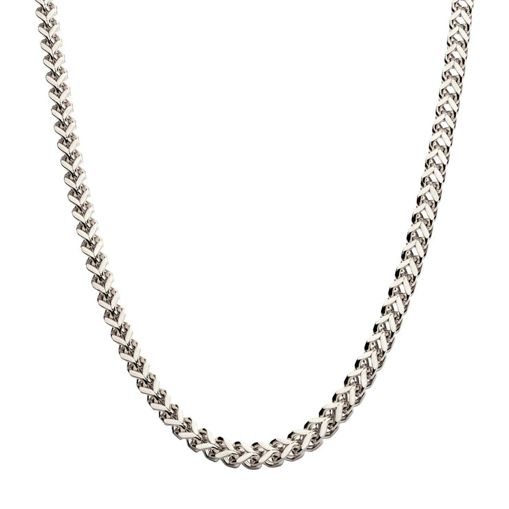 6mm Steel Franco Chain Necklace