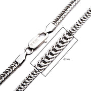 6mm Steel Foxtail Chain Necklace