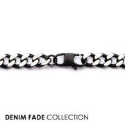 Black IP Diamond Cut Chain Necklace