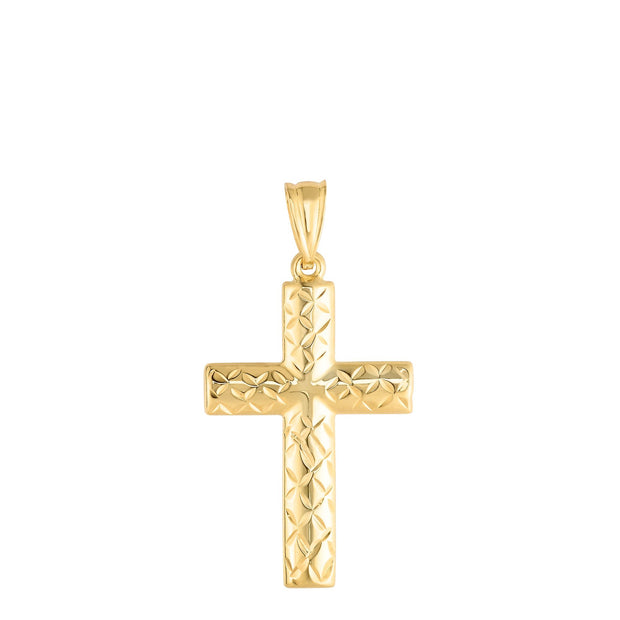 14K Gold Reversible Cross