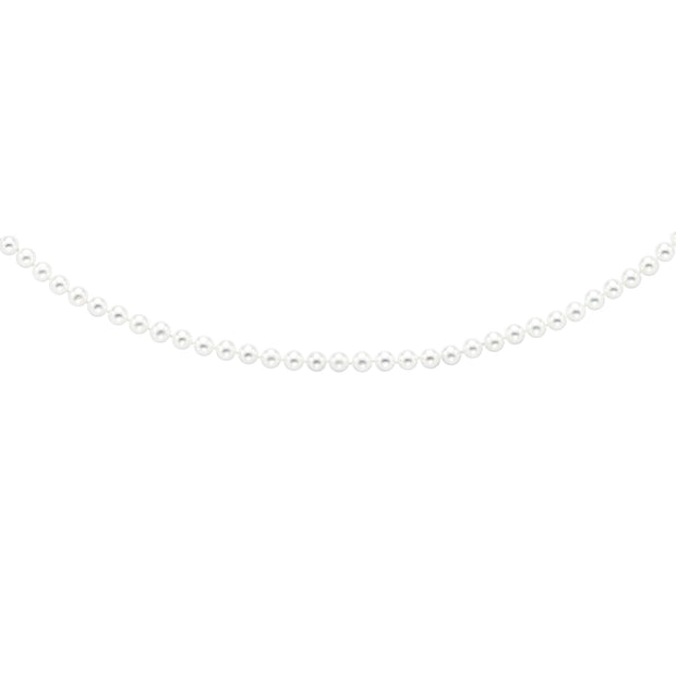 14K Gold 6.0-6.5MM Pearl Strand Necklace