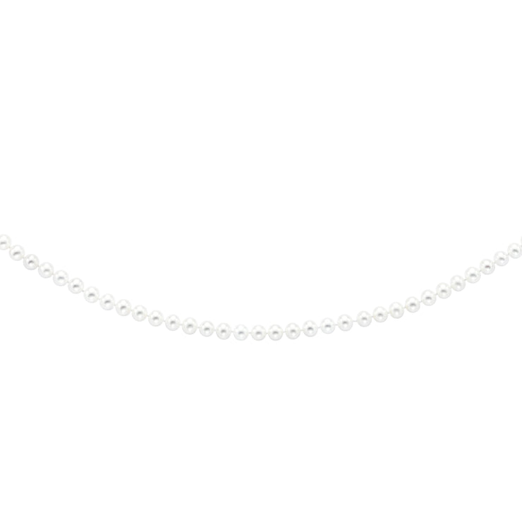 14K Gold 6.5-7.0MM Pearl Strand Necklace