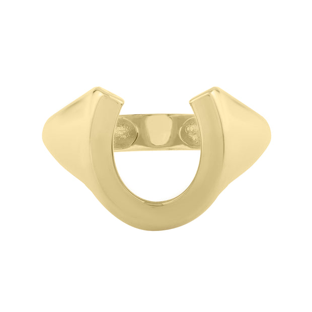 14K Horseshoe Ring