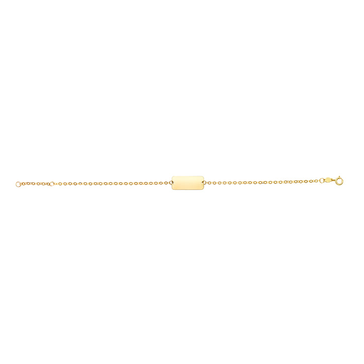 14K Gold ID Bracelet