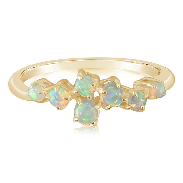 14K Yellow Gold Australian Opal Ring