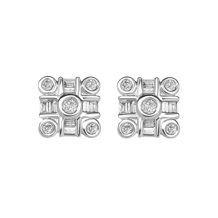 EARRINGS  RD V~ 0.25;