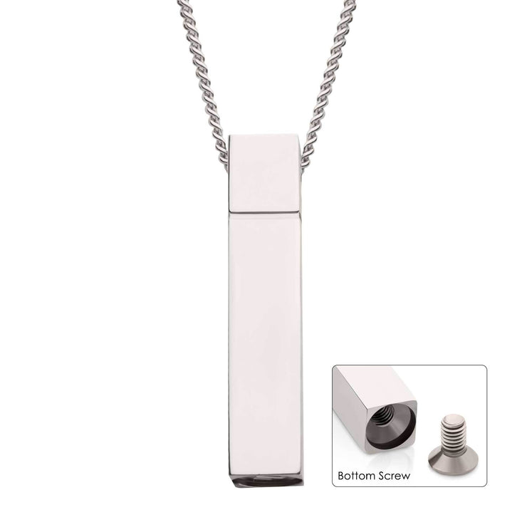 The Keepsake Urn Engravable Pendant with Chain