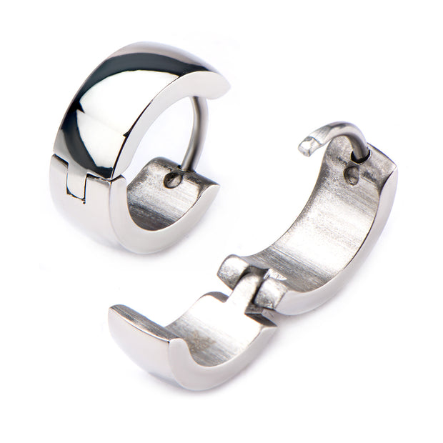 9mm/5mm Inox Jewelry Stainless Steel Huggies Earrings