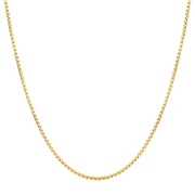 3mm 18Kt Gold IP Titanium Box Chain Necklace